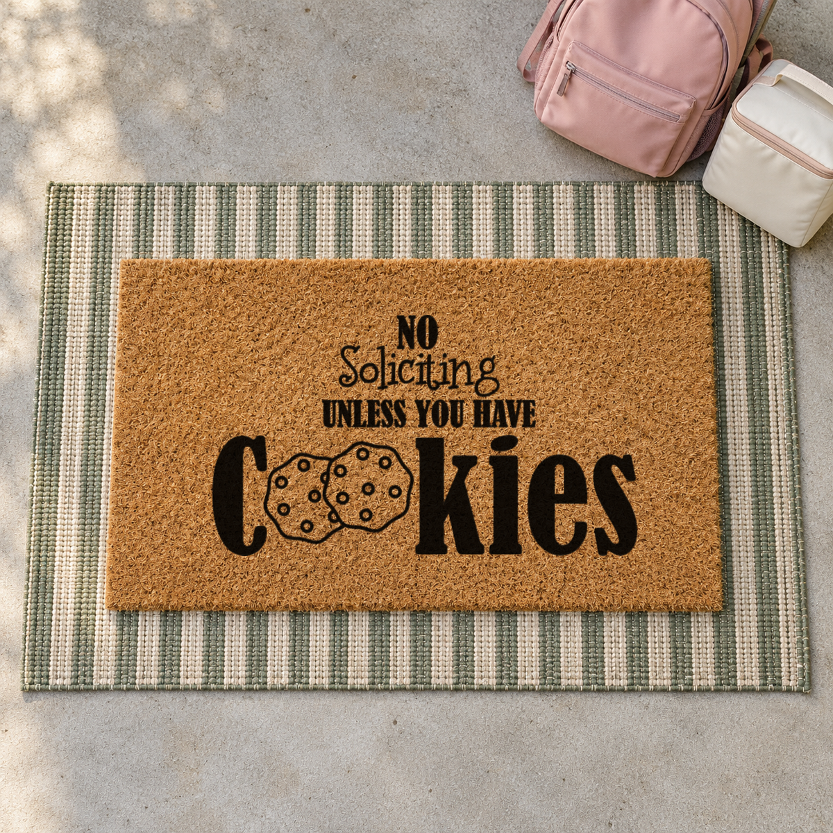 Ready to Ship | No Soliciting Doormat