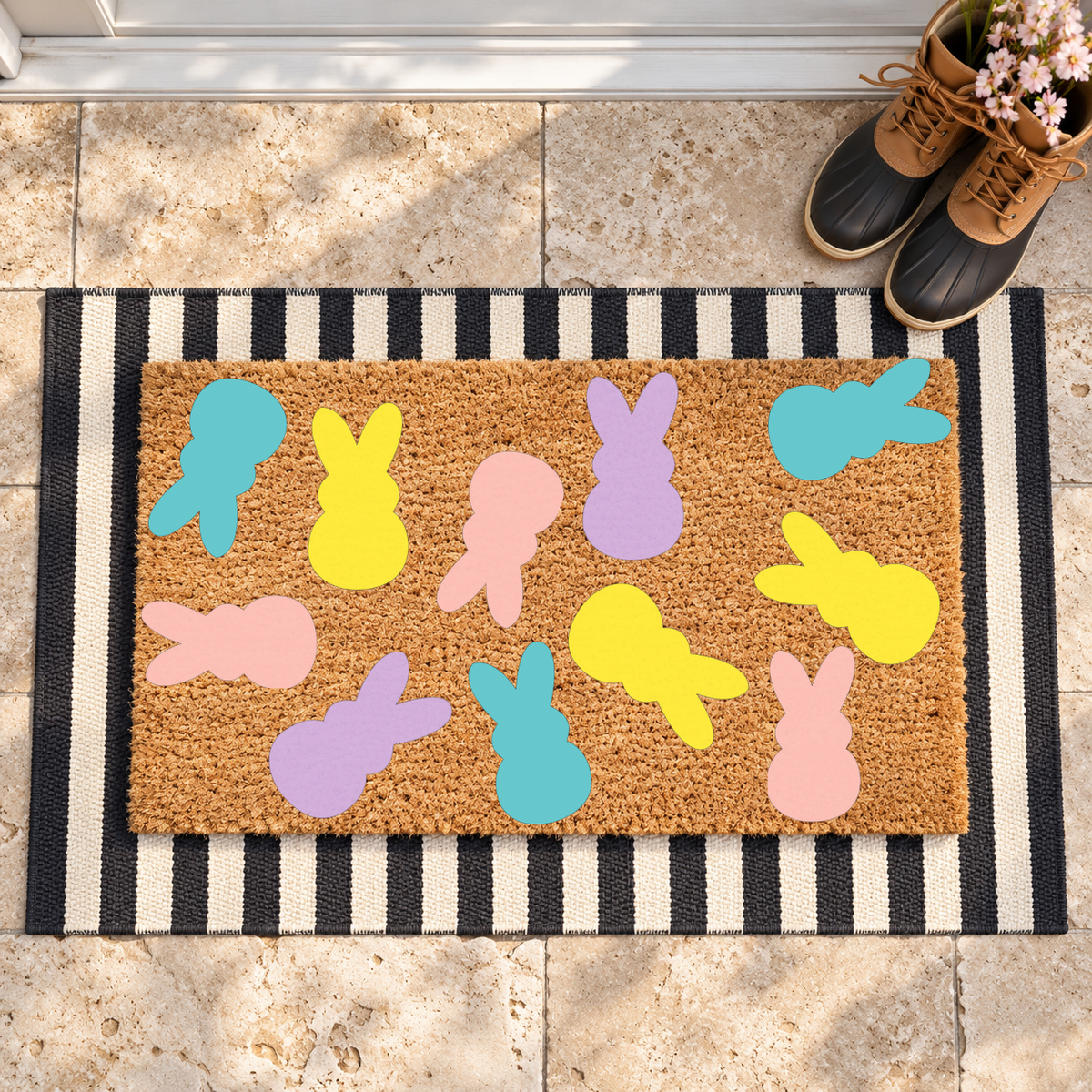 Ready to Ship | Easter Peeps Doormat