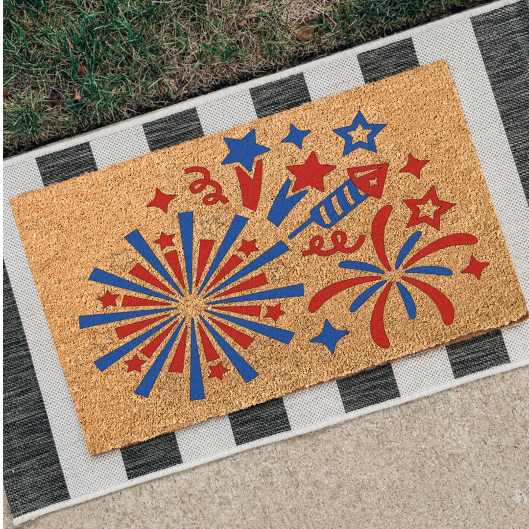 Fireworks Doormat