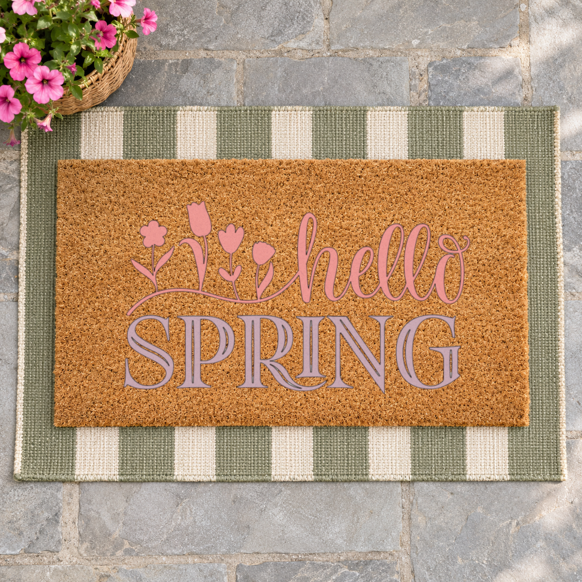 Hello Spring Doormat