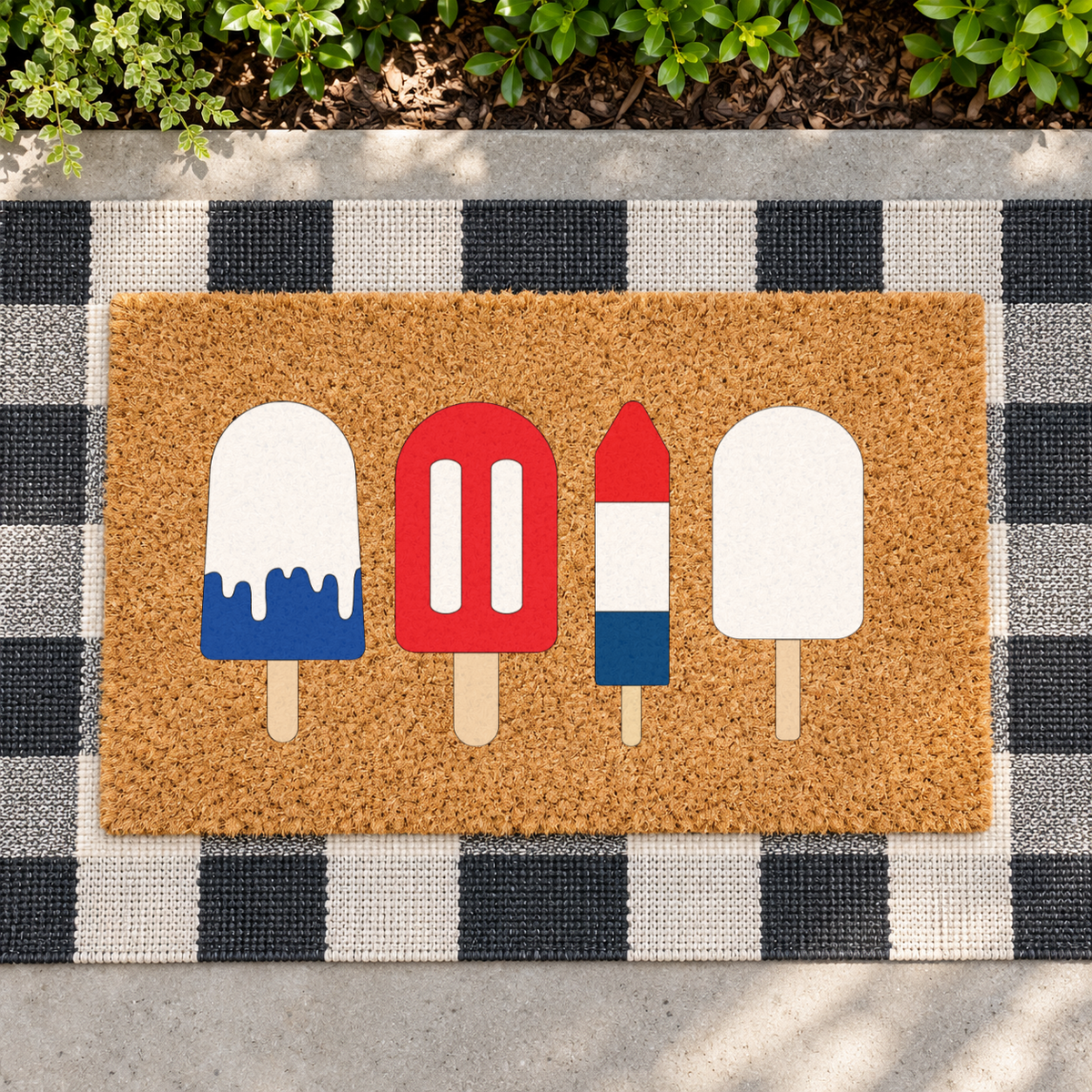 Ready to Ship | Popsicle Row Doormat