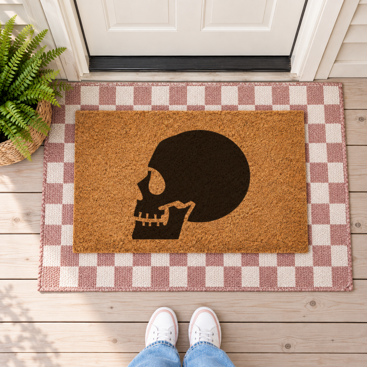 Skull Doormat