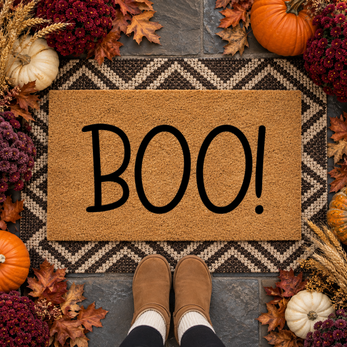 Ready to Ship | Boo! Doormat