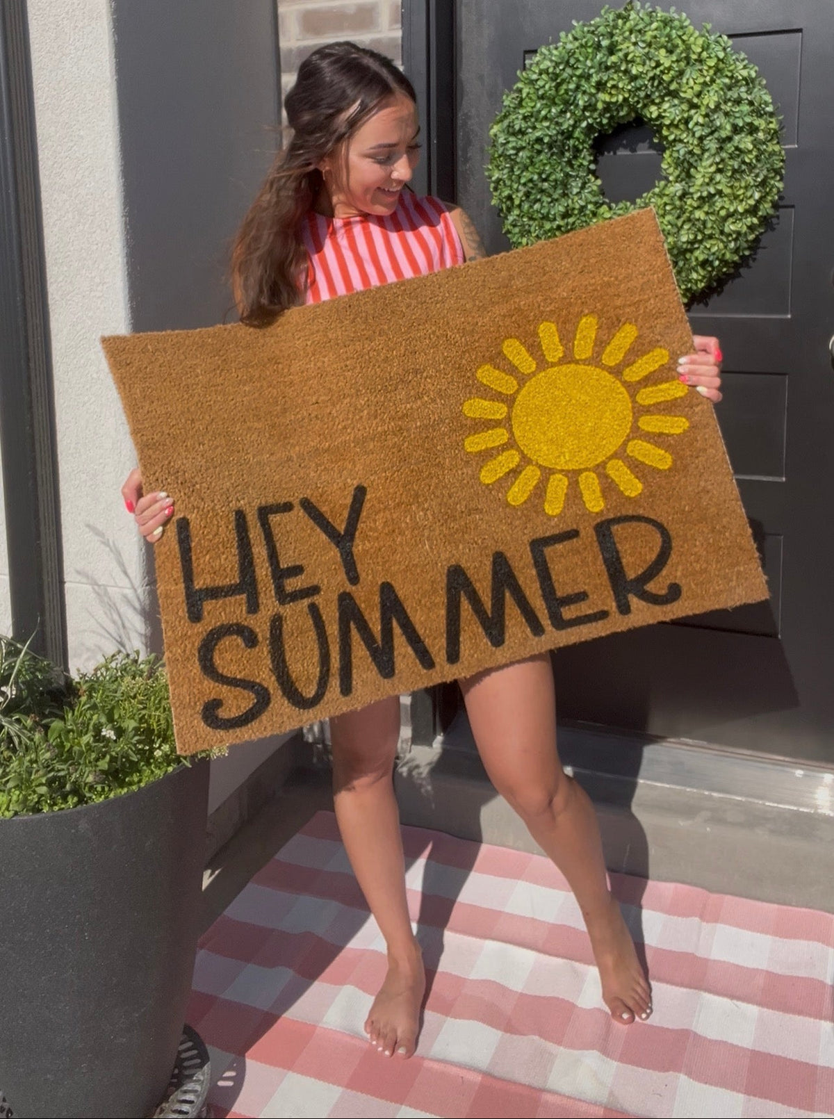 Hey Summer Doormat