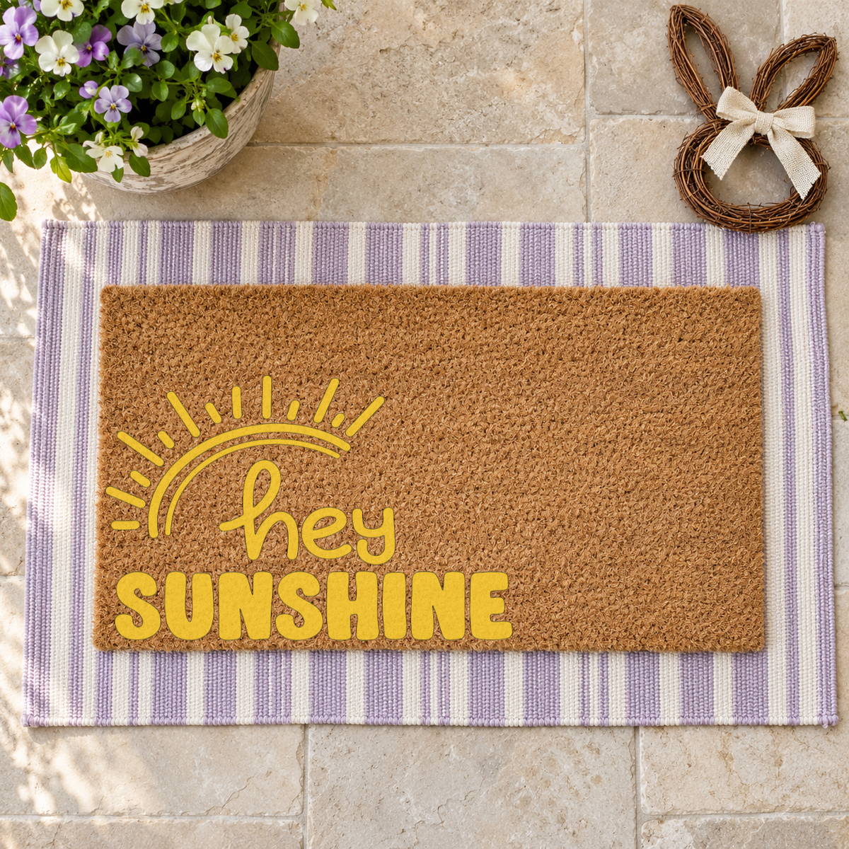 Hey Sunshine Doormat