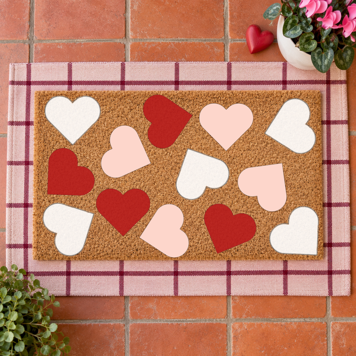 Ready to Ship | All the Hearts! Doormat