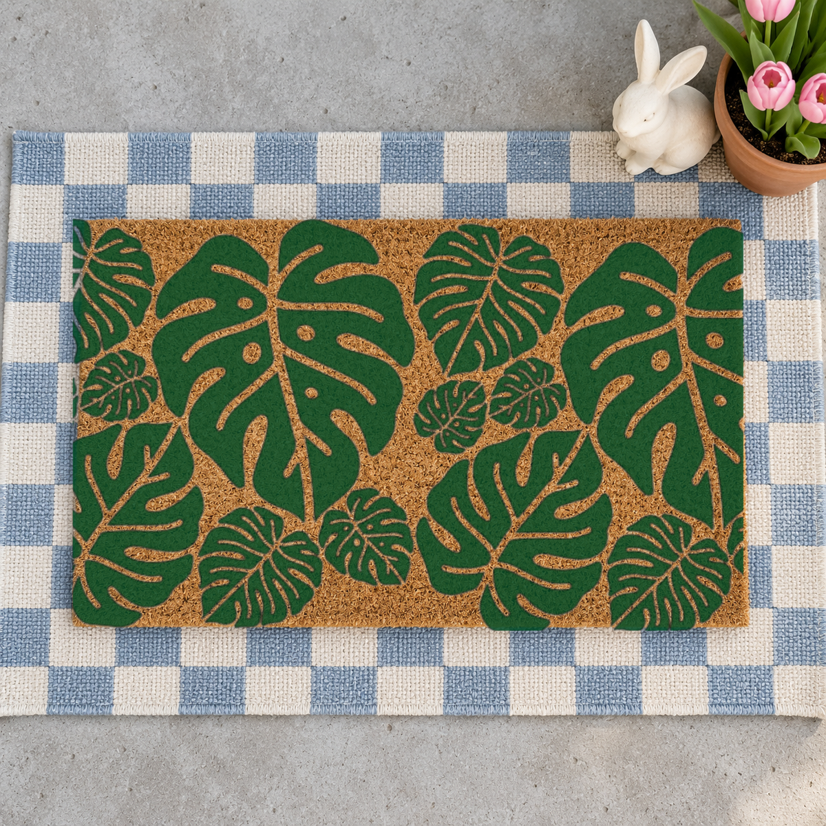 Monstera Leaf Doormat