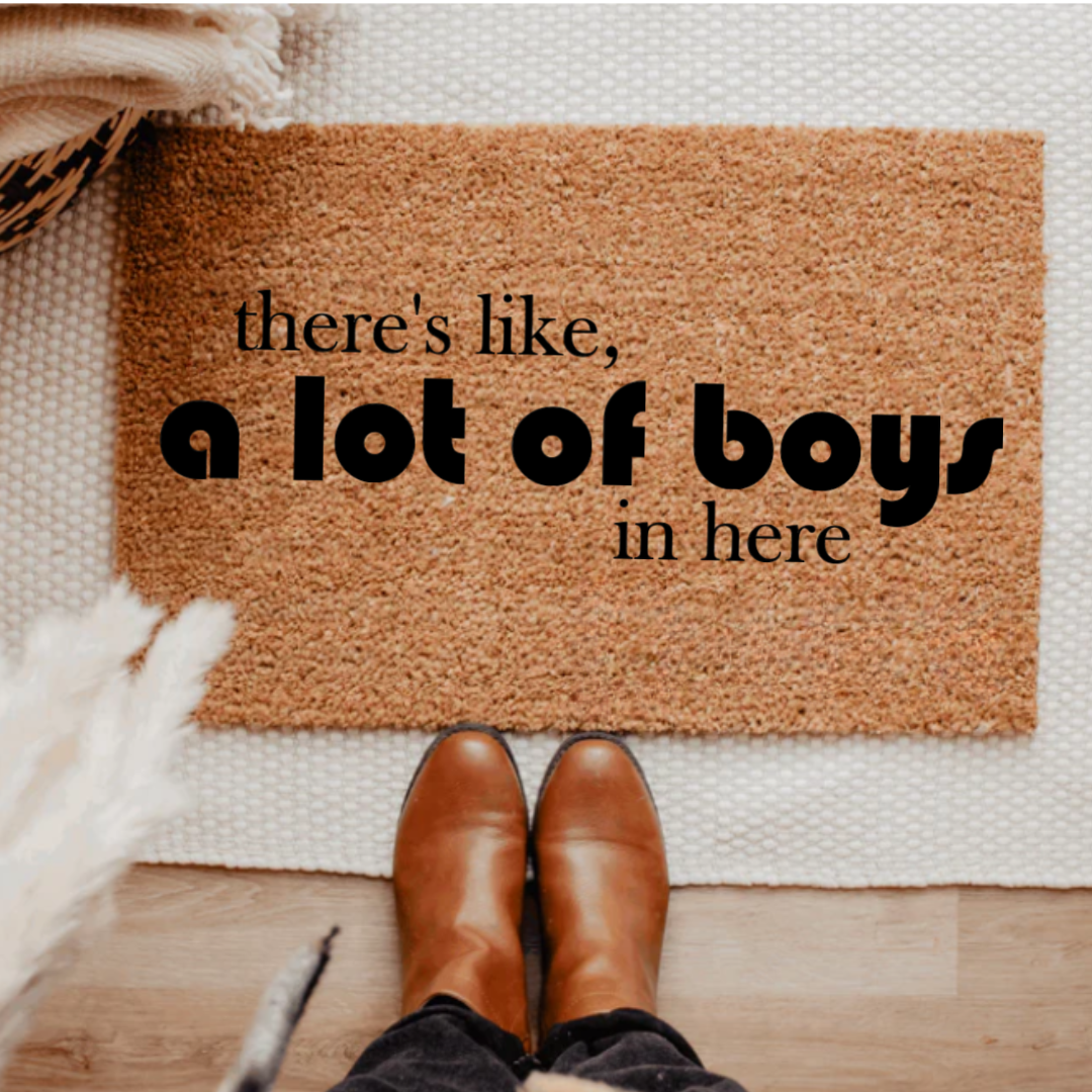 A lot of Boys Doormat