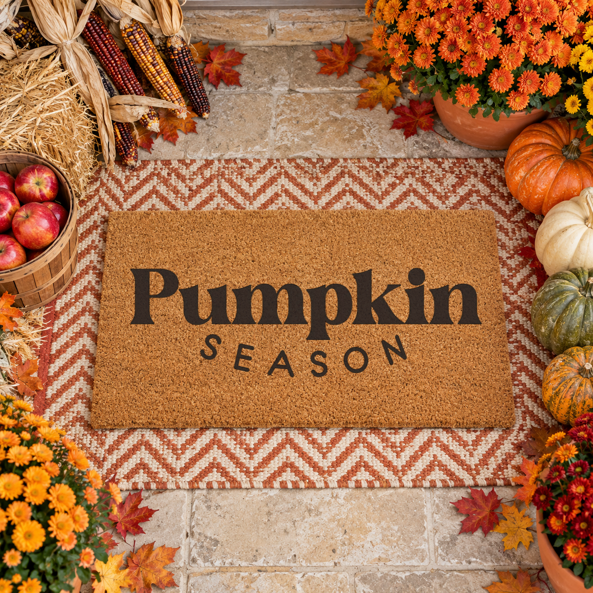 Pumpkin Season Doormat