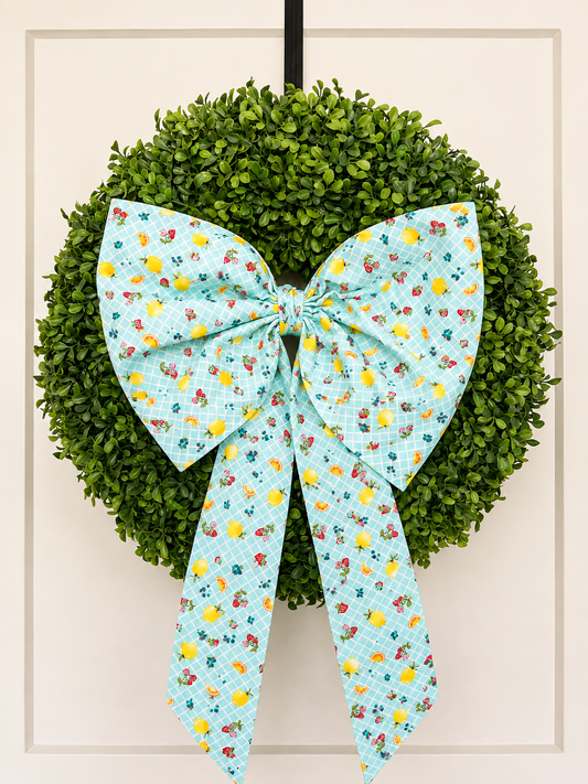 Berry Citrus Wreath Bow