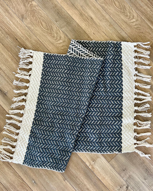 Gray & Cream Tassle